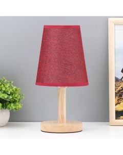 Настольная лампа «Бордо» Е27 40 Вт бордовый 14×14×30 см Risalux