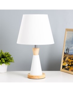 Настольная лампа «Омбр» E27 40 Вт белый 25×25×42 см Risalux