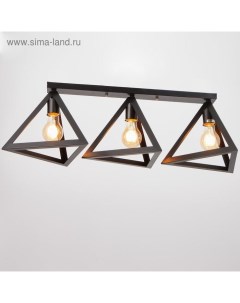 Светильник «Пирамида» 3хE27 40 Вт черный 80×21×20 см Bayerlux