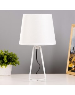 Настольная лампа «Барре» E27 40 Вт белый 20.5×20.5×38 см Risalux