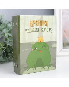 Фотоальбом на 96 фото 10×15 см «Принцесса-лягушка. Хроники нашего болота», 16.5×12×5.5 см Keep memories