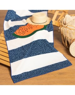 Полотенце пляжное «» Watermelon, 70×140 см,250 г/м², 100% п/э Этель
