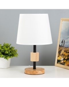 Настольная лампа «Сорб» E27 40 Вт светлое дерево 21×21×38 см Risalux
