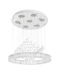 Светильник каскад «Асфея» 6xLED хром 50×50×65 см Bayerlux