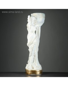 Фигурное кашпо "Эмили", перламутр, 1,2л/ 80х30х19см Хорошие сувениры