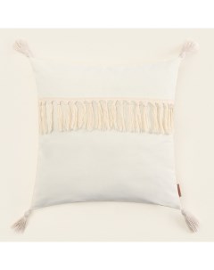 Чехол на подушку с кисточками SL Home, 45×45 см, хлопок 100% Sima-land home