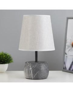 Настольная лампа «Энель» E14 40 Вт серый 18.5×18.5×32 см Risalux