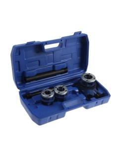 Набор клуппов трубных, 1/2"-3/4-1 + трещотка, рукоять, удлинитель, 6 предметов Tundra