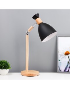 Настольная лампа «Канди» Е27 40 Вт черный 20×26×36 см Risalux