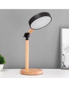 Настольная лампа «Пиатти» LED 5 Вт 4000К USB черный 15×25×45 см Risalux