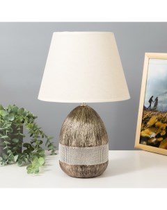 Настольная лампа «Робель» Е27 40 Вт коричневый 25×25×39 см Risalux