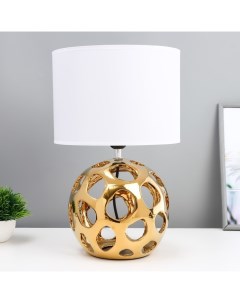 Настольная лампа «Персея» Е27 40 Вт золото 25×25×41 см Risalux