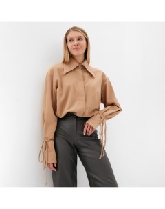 Рубашка женская : Casual Collection, размер 42, бежевый Minaku