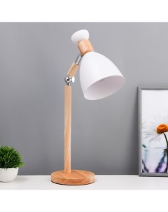 Настольная лампа «Канди» Е27 40 Вт белый 20×26×36 см Risalux