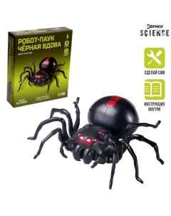Робот паук «Чёрная вдова» Эврики, конструктор, 43 детали, на воде с солью