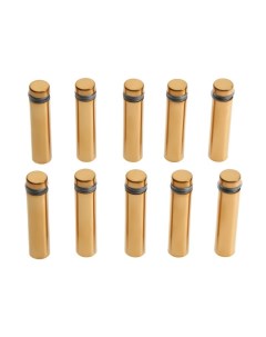 Дистанционный держатель для табличек, 12×50 мм, цвет золото, набор 10 шт. Tundra