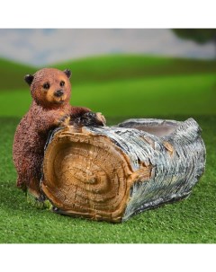 Фигурное кашпо для цветов «Башмак», h=22 см, d=14 см, полистоун Хорошие сувениры