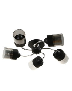 Люстра «Эстель» 5хЕ27 40 Вт чёрно-хромовый 60×60×23 см Bayerlux