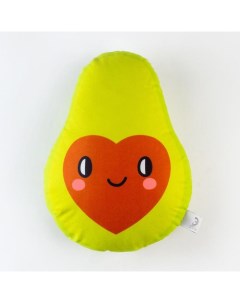 Подушка декоративная «. Сердце авокадо», 32×40 см, велюр Этель