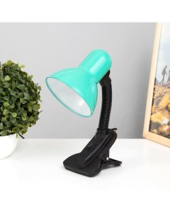 Лампа настольная Е27, с выкл. на зажиме (220 В) зеленая (108 В) Risalux