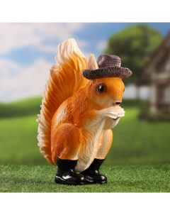 Фигурка полистоун «Белка в сапогах» 9×16×22 см Take it easy