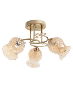 Люстра «Фрези» 3хЕ27 40 Вт золото 54×54×28 см Bayerlux
