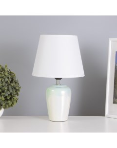 Лампа настольная «Блеск» 1×40 Вт Е27 нежно зеленый 20×20×32 см Risalux