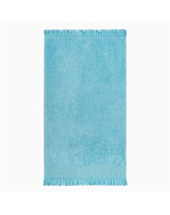 Полотенце махровое «Аморе» 50×90 см, голубой, 100% хлопок, 450 г/м² Lovelife