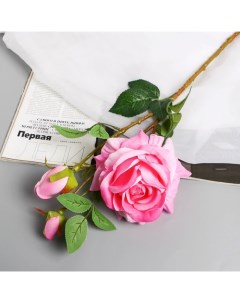 Цветы искусственные «Роза Вхите», h=66 см, розовые Poetry in flowers