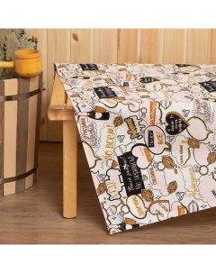 Простыня вафельная банная «. Девичник», 150×180 см, хлопок 100% Этель