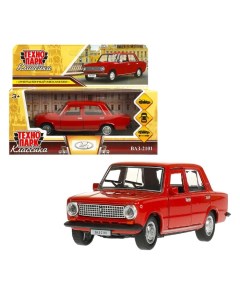 Машинка металлическая «ВАЗ-2101», ретро - модель «Копейка», открываются двери, багажник, инерция, 12 см, красный Технопарк