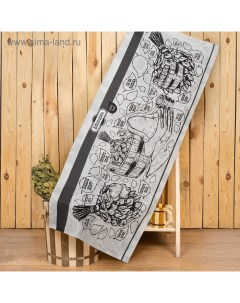 Полотенце вафельное «. Легкого пара», 60×146 см, хлопок 100% Этель