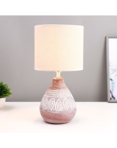 Настольная лампа «Моника» Е14 40 Вт шоколадный 17×17×33 см Risalux