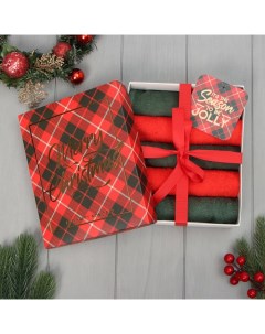 Набор махровых полотенец «» Jolly, 30×30 см - 5 шт., хлопок 100% Этель