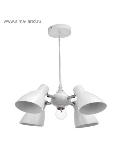 Люстра «Классика» 5×15 Вт Е27 белый 28×28×18 см Bayerlux