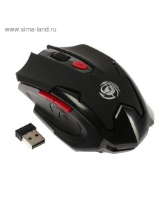 Мышь Dialog MRGK-10U Gan-Kata, игровая, беспроводная, 1600 dpi, 1xAA, USB, чёрная
