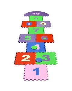 Мягкий коврик - пазл «Классики», 11 деталей, развивающий Eco cover