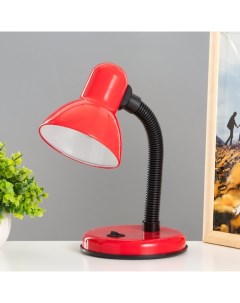 Лампа настольная Е27, с выкл. (220 В) красная (203 В) Risalux