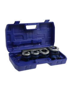 Набор клуппов трубных, 1/2"-3/4-1-1 1/4" + трещотка в сборе, 7 предметов Tundra