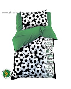 Постельное бельё 1.5-спальное «. Футбольный мяч», бязь Этель