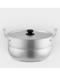 Кастрюля, 6 л, металлическая крышка, алюминий Белая калитва
