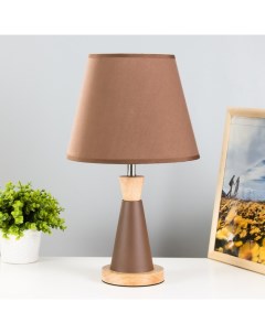 Настольная лампа «Омбр» E27 40 Вт коричневый 25×25×42 см Risalux