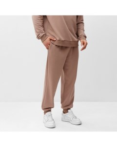 Брюки мужские спортивные, размер 56, тёмно-бежевые Minaku