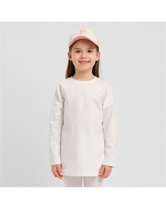 Лонгслив детский, цвет молочный, рост 110 см Minaku