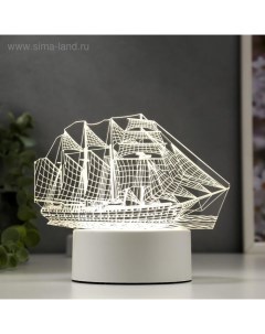 Светильник «Фрегат» LED белый от сети 9.5×15×16 см Risalux