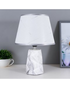 Лампа настольная 16861/1 40 Вт Е27 белый 22.5×22.5×32.5 см Risalux