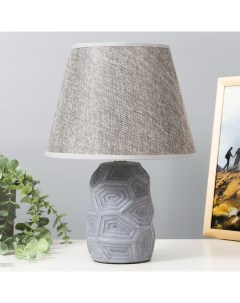 Настольная лампа «Бриана» Е14 40 Вт серый 22.5×22.5×35 см Risalux