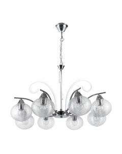 Люстра «Харми» 8xE27 40 Вт серебро 62×62×41 см Bayerlux