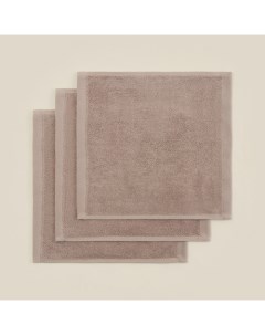 Набор салфеток SL HOME: Basic "Саббиа" 30х30 см - 3 шт., 100% хлопок, 530 г/м2 Sima-land home