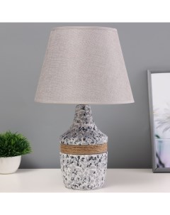 Настольная лампа« Янита» Е14 40 Вт серый 25×25×40 см Risalux